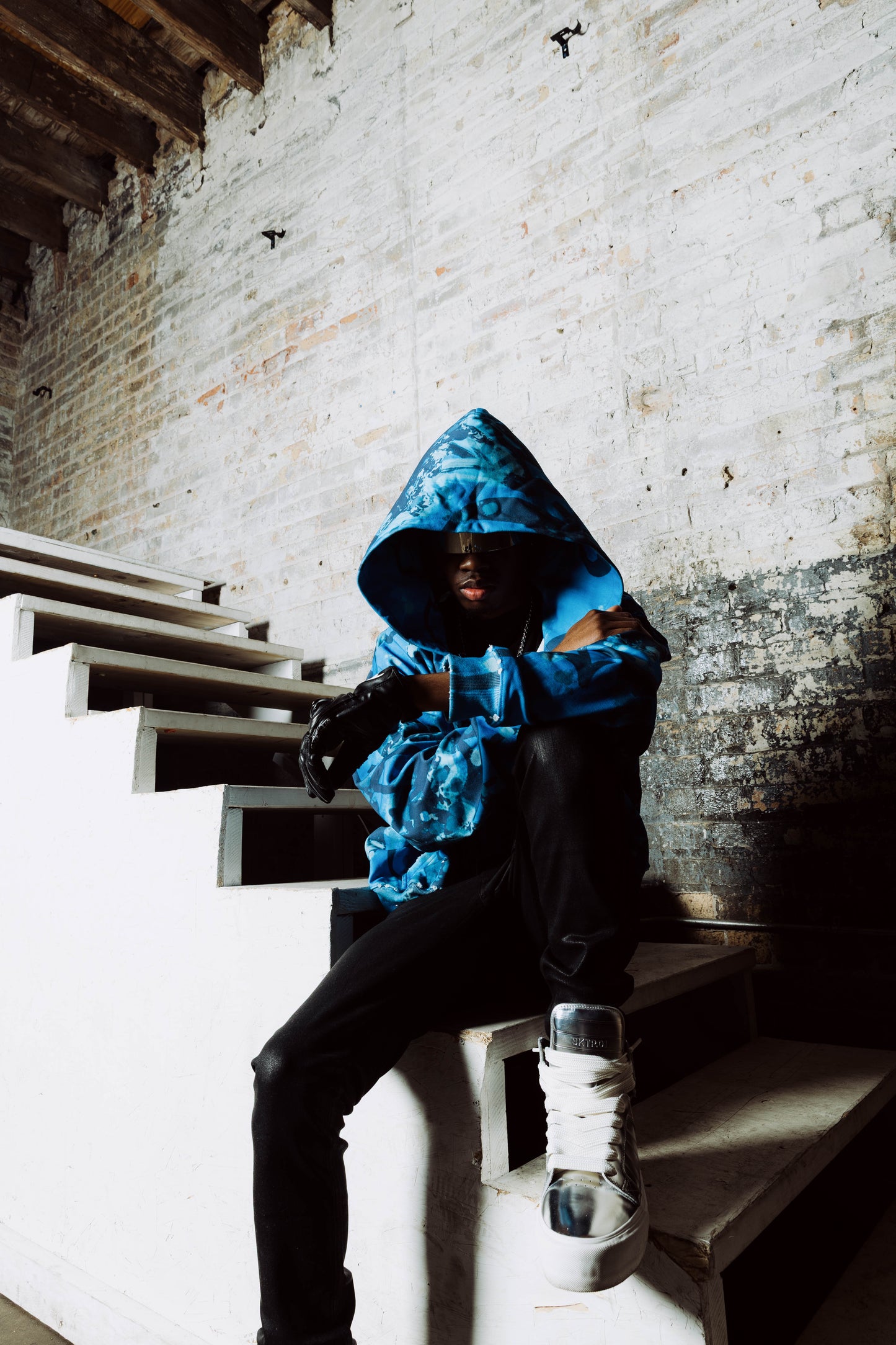 Blue Raspberry Kosmo Zip Hoodie