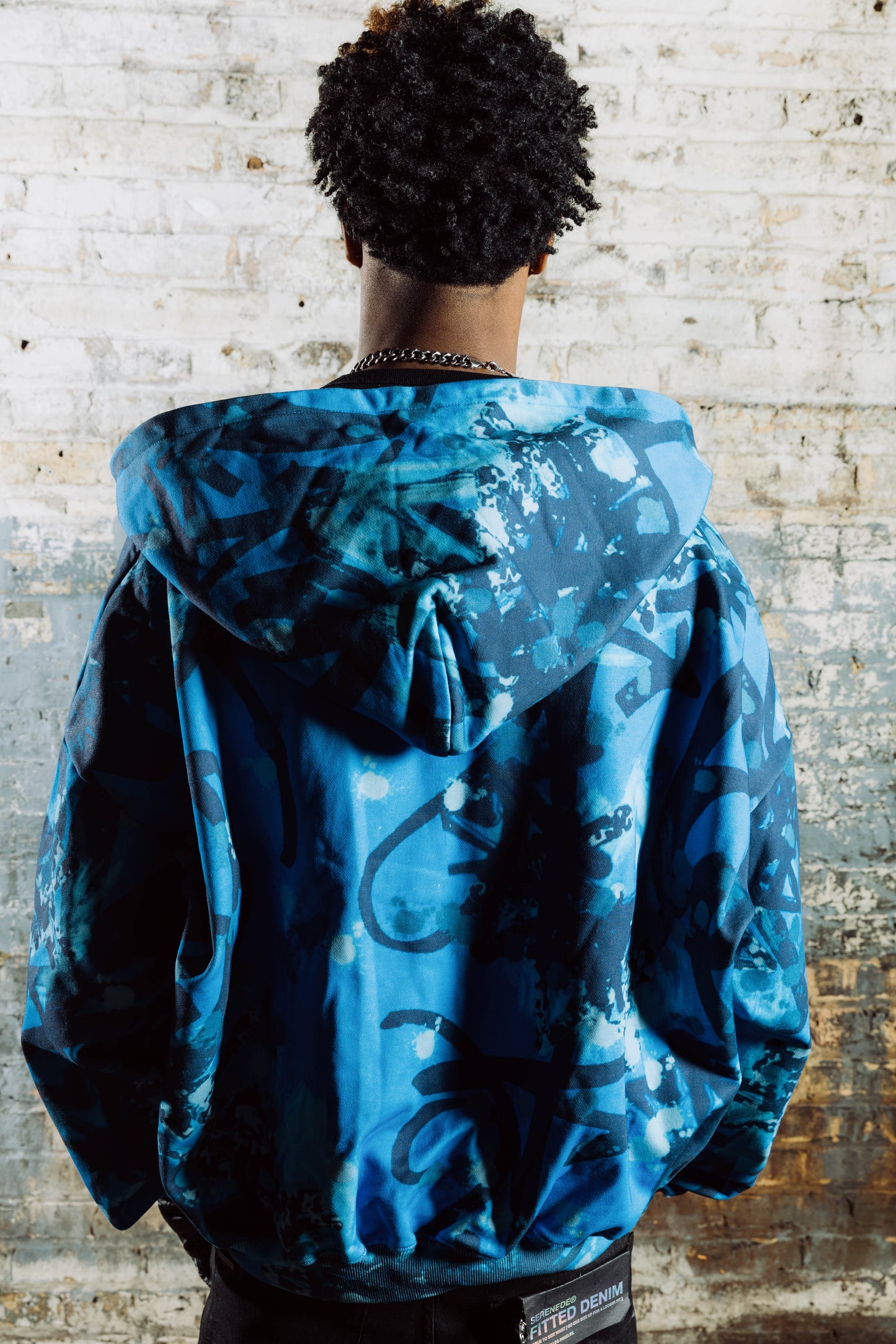 Blue Raspberry Kosmo Zip Hoodie